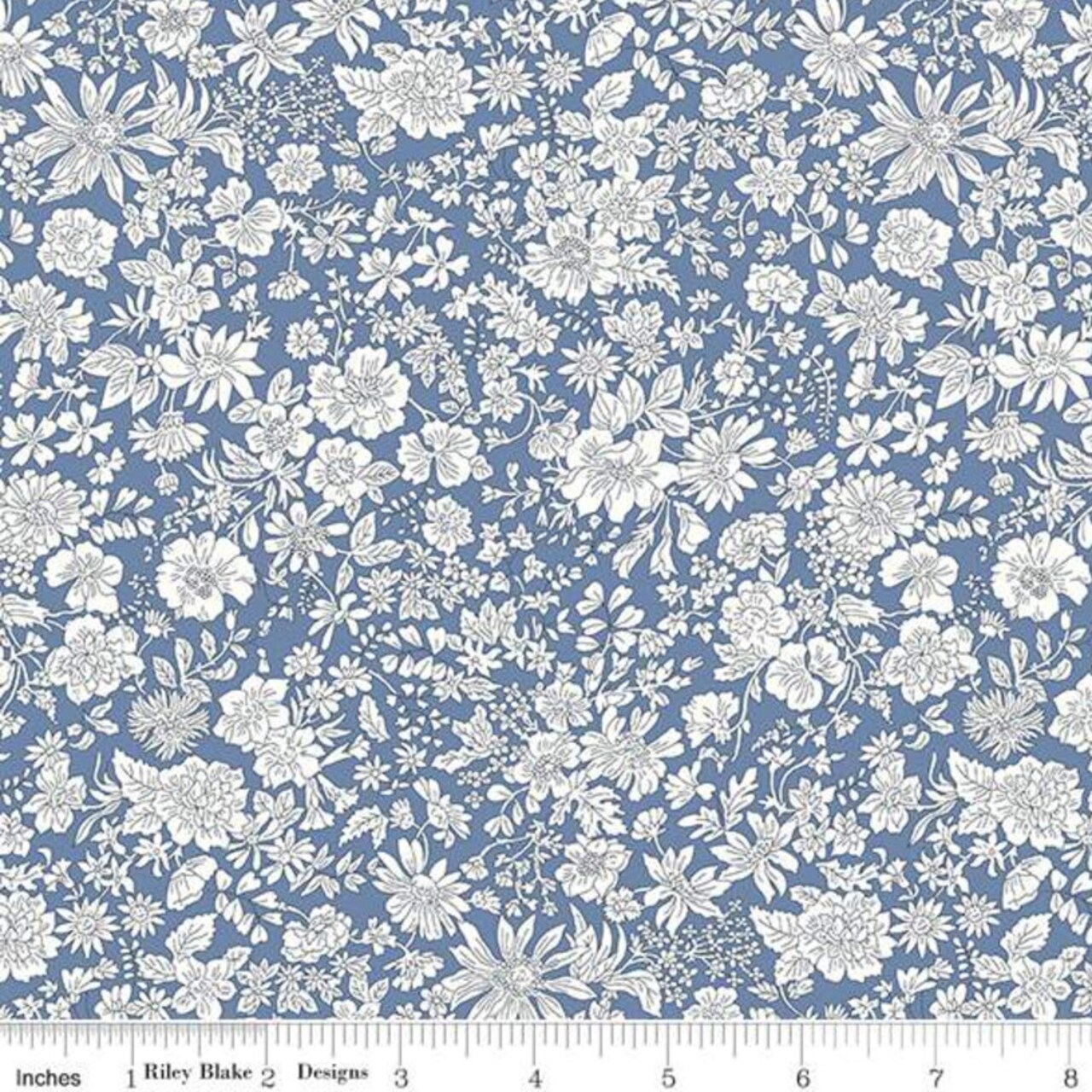 Emily Belle in Evening Sky (01666414a) | Emily Belle | Liberty Fabrics | Riley Blake